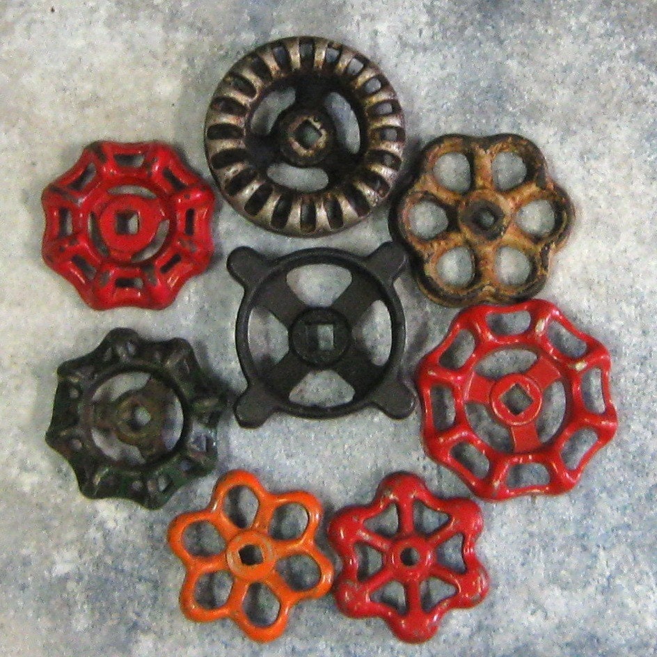 2 To 2 3/4 Inch Vintage Ornate Water Valve Valves Handle