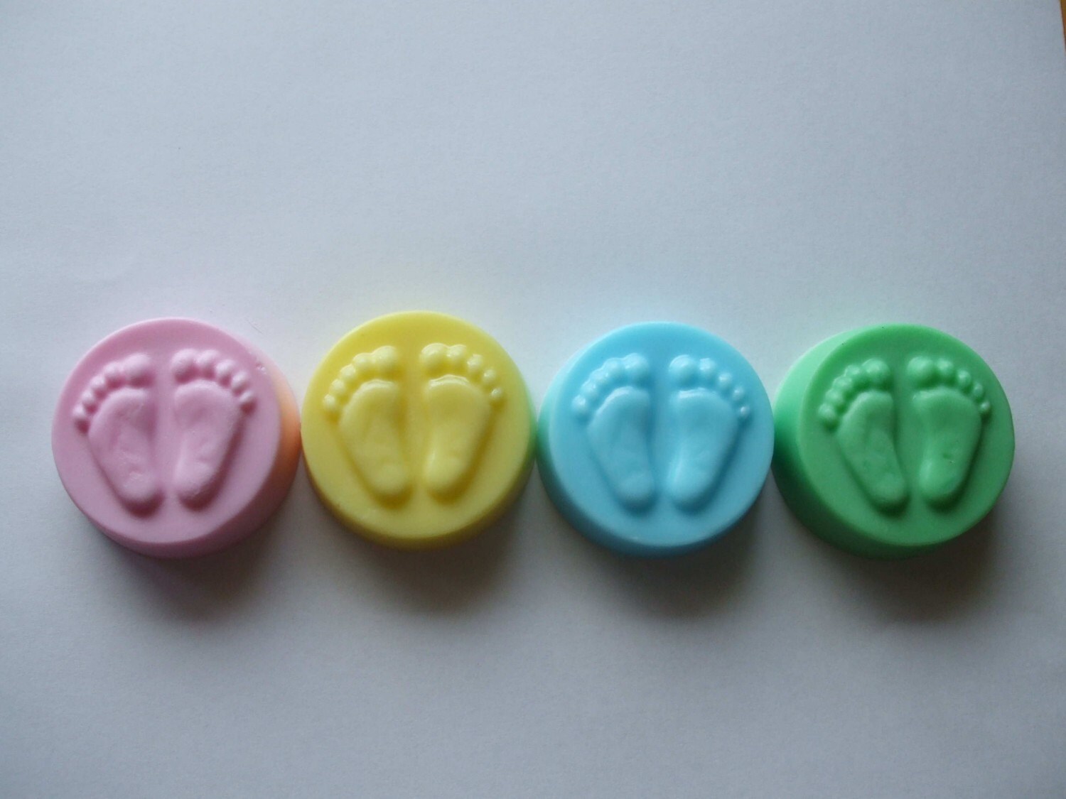 25 Baby feet soap favors You choose the color