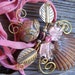 Introducing Miss Sassy Pretty In Pink OOAK Assemblage Statement Necklace