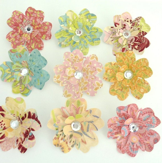 Decorative Push Pin Set Large Paper Flower Eltville am