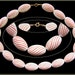 Vintage 1960s Cultural Kitsch PEPPERMINT TWIST Chunky NECKLACE