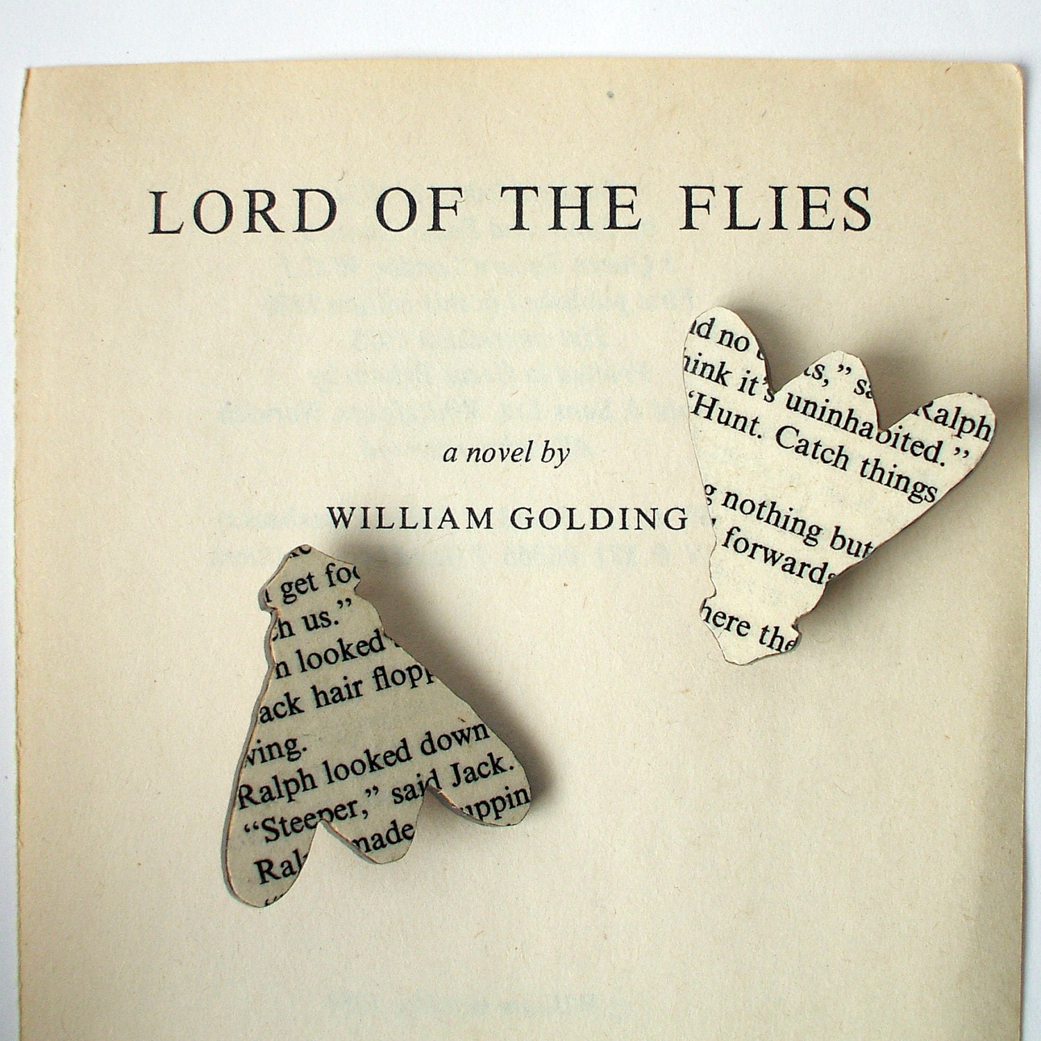  Lord  of the Flies  Fly  brooch Classic book by houseofismay