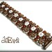 K 56 - Lacy - bracelet - beadwoven jewelry