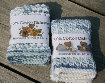 Beary Sweet - PDF Printable Dishcloth Washcloth Knitted Crochet Labels