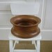 Vintage Wood Bowl Salad Storage Rustic