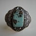 Turquoise Shrine.....large spanish style, cocktail ring