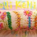 Freehand Embroidered Bohemian SIX Letters Name Pillow Custom Made