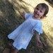 White Crocheted Lacy Dress/Beach Photo for Toddler/Baby Girl