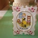 Vintage Retro Porcelain Painted Picture in Porcelain Frame It Reads- My Love To You Marked JAPAN