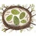Nest No. 52 original watercolor painting