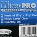 25 ACEO Toploader semi-rigid sleeves for card protection.
