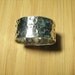 Sterling Silver Lunar Landscape Wide Ring