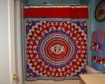 Curtains Ideas curtains made from bed sheets : Shower Curtain Made with Vintage Star Wars Bed Sheet Ready To