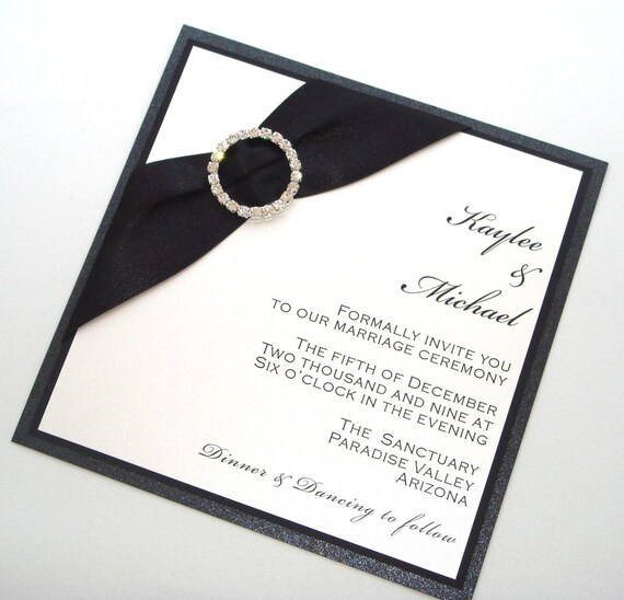 white tie invitation