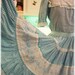 Alice in Wonderland Fifties Circle Skirt with Embroidered Vintage Apron and Headband Medium Large Swing Dance