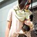 Oversized Beige Shirt - Womens Fashion Top Soft Blouse Small Medium