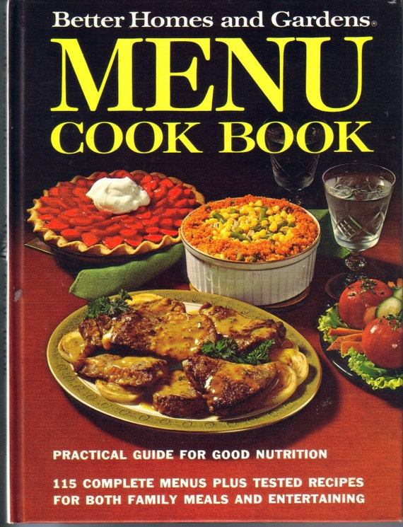 menu cookbook better homes and gardens by antiquesgaloregal menu cookbook better homes and gardens by antiquesgaloregal