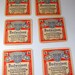 Vintage Budweiser Coasters / Anheuser-Busch / Set Three