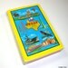Vintage Deck Of Playing Cards,Texas, The Lone Star State, Souvenir Game Cards, Card Games, Blue, Made in Hong Kong (293-12)