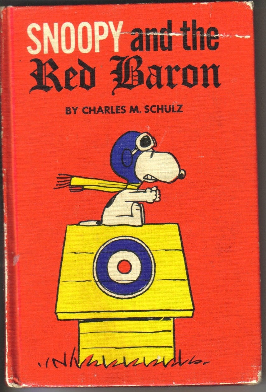 snoopy red baron figure