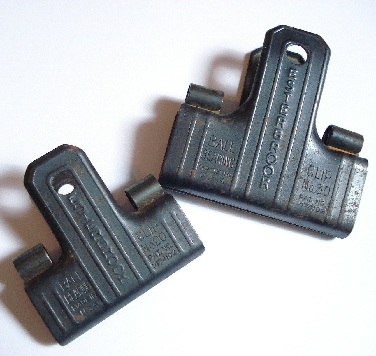 Vintage Industrial Metal Clips