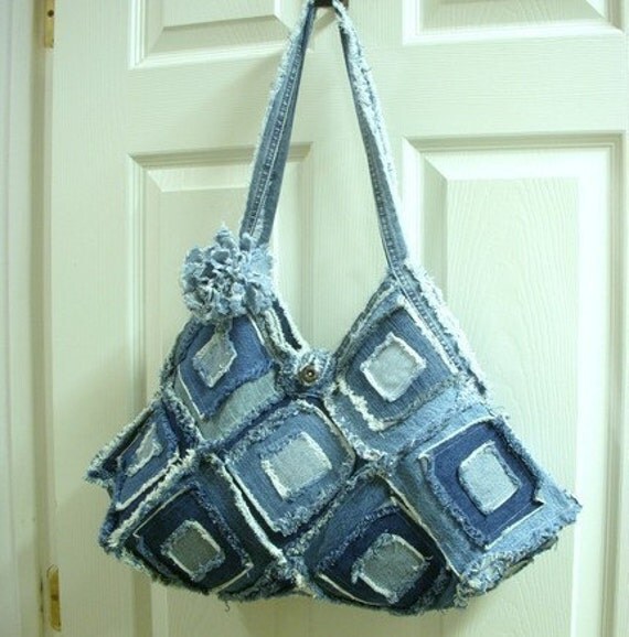 Pattern For Blue Jean Purse | square blue jean denim purse pattern from ljeans on etsy Pattern For Blue Jean Purse | square blue jean denim purse pattern from ljeans on etsy
