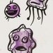 purple amoebas
