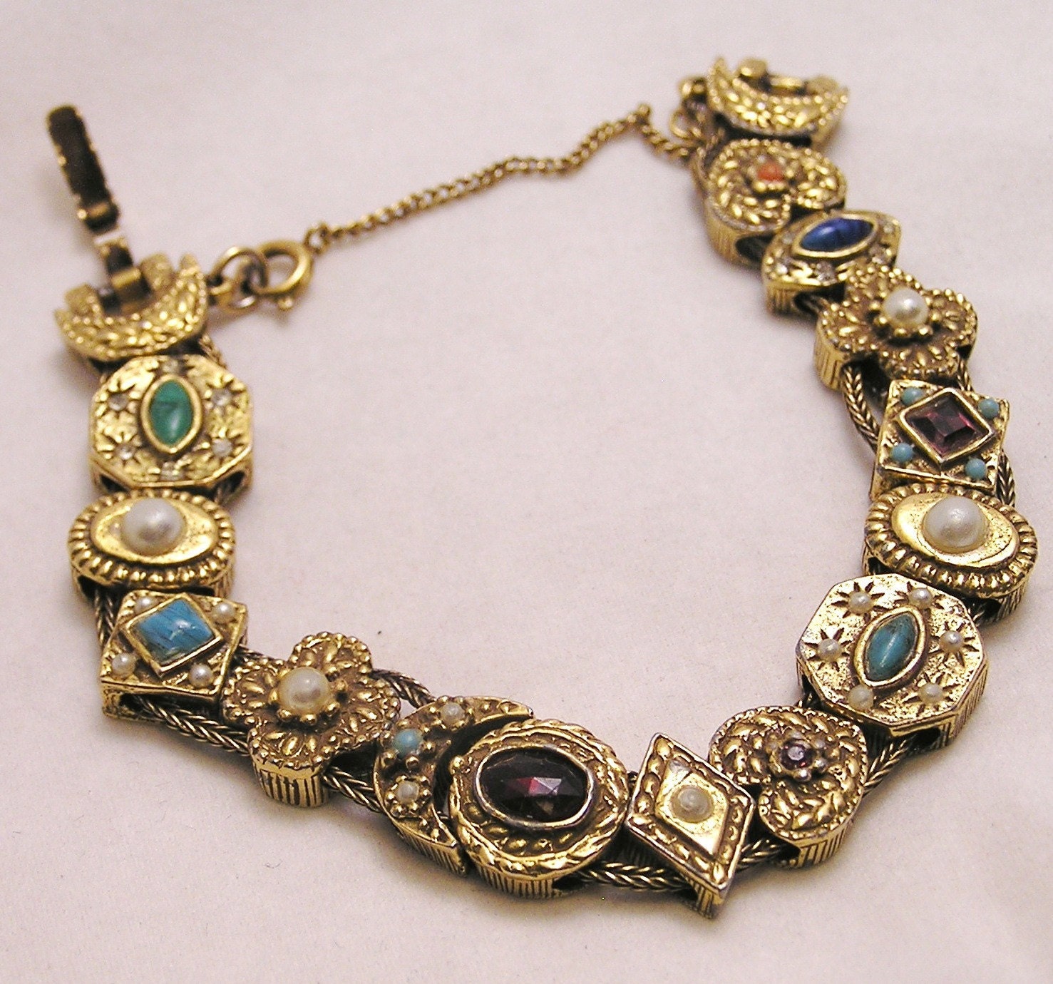 Vintage Goldette NY Slide Bracelet.