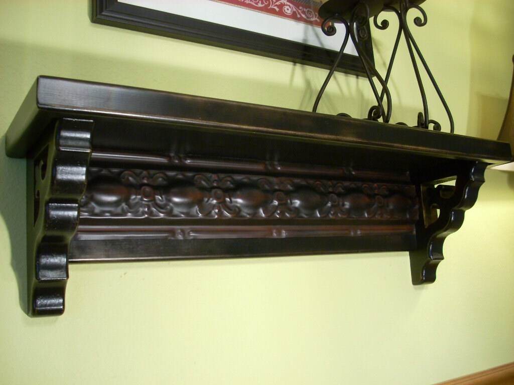 Fleur de Lis Wall Shelf