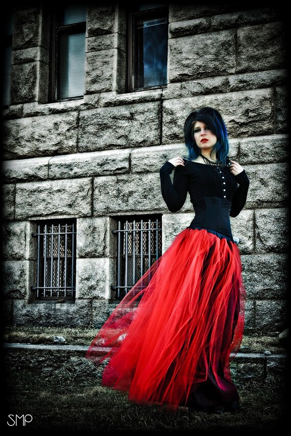tulle skirt goth