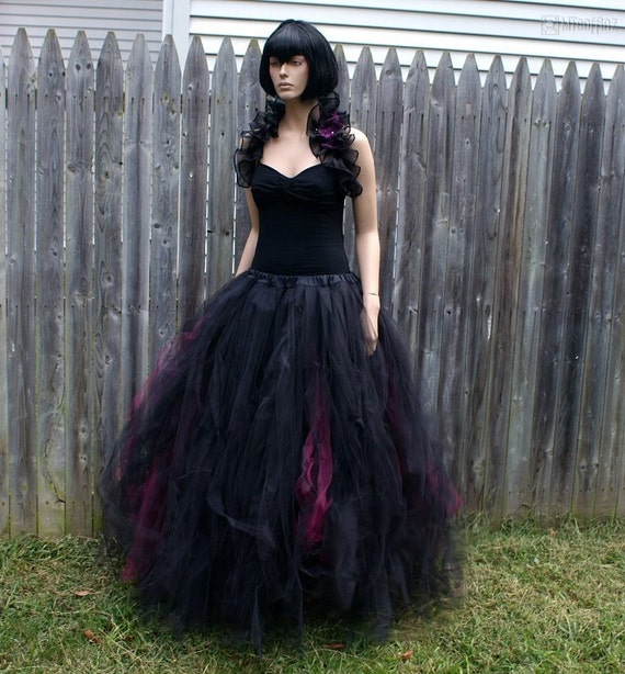 tulle skirt goth