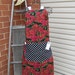 Apron Red Wildflowers (430)