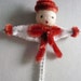 Small Spun Cotton Snow Men NOS (3)