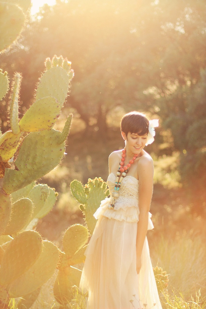 The Cactus Flower Wedding Dress