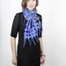 Nuno Felted Scarf The Grid blue pastel green