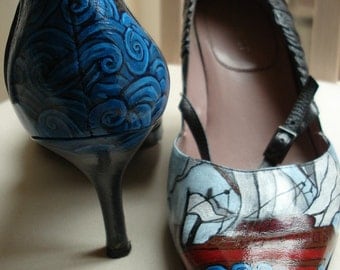 Custom Shoe Order - any size, any shoe, any design - Kezbirdie
