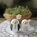 Love Bird Wedding Cake Topper - Small