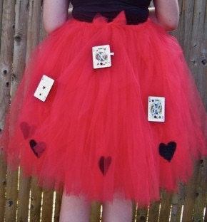 Queen of Hearts Adult Boutique Tutu Skirt Costume