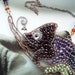 Karl the rainbow chameleon statement necklace - sterling silver, brass, copper and gemstones