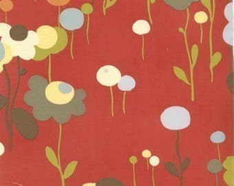 Wonderland Tweedle Dum Tomato fabric | 32102 14 | MoMo Moda fabric