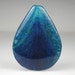 Teal Blue Chalcedony Pendant Bead