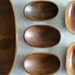 Vintage Wooden Bowls . Set of 6