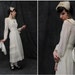 RESERVED Antique Wedding Gown & Head Piece . White Cotton . 1910s . Early 1900s . Edwardian Dress