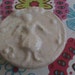 Vintage Buttons - White bisque collectable girl carrying fruit basket (lot no.108)