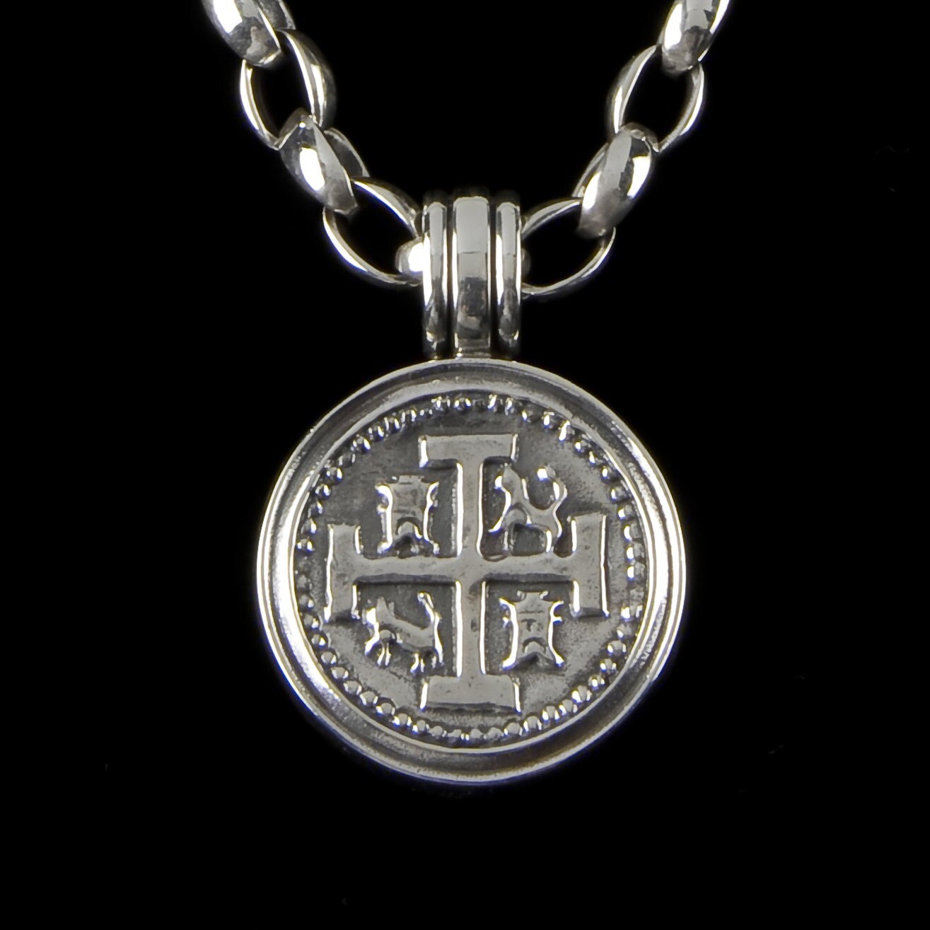 Spanish Cross Necklace B.C. Silver Collection by BowmanOriginals