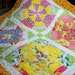 MODERN QUILT TILES, 36 in square color block quilt