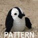 African Pengiun Toy Knitting Pattern, (PDF)