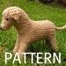 Labrador Dog Toy Knitting Pattern (PDF)
