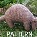 Armadillo Knitted Toy Pattern, (PDF)