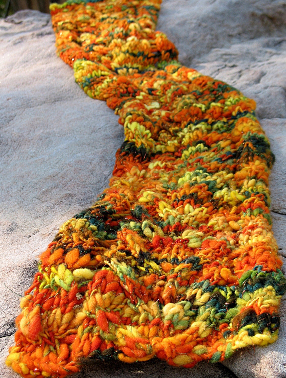 Download Staghorn Scarf knitting pattern PDF cable knit scarf